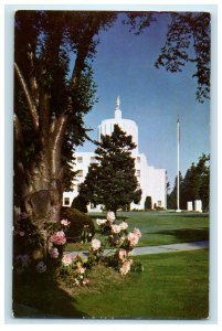 c1960s Rhododendron Blooms in Oregon State Capitol, Salem Oregon OR Postcard