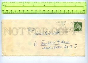 410183 GERMANY 1967 year Eutin rose real posted COVER