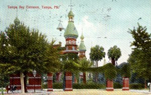 Tampa, Florida - The Tampa Bay Entrance - in 1909