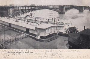 Missouri St Louis The Eads Bridge 1907