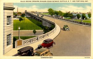 Canada - Ontario. Peace Bridge at Fort Erie