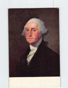 Postcard George Washington By G. Stuart, The Huntington, San Marino, California
