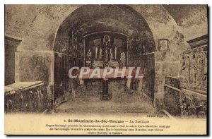 Old Postcard St Maximin la Sainte Baume Basilica