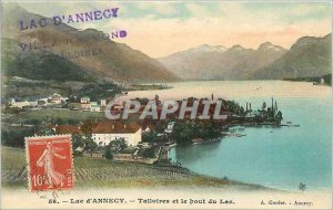 Old Postcard Lake Annecy Talloires and the end of the Lake