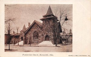 Barnesville Ohio c1906 Postcard Presbyterian Church 