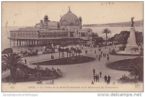 France Nice Le Palis de la Jetee-Promenade et le Monument du Centenaire 1920