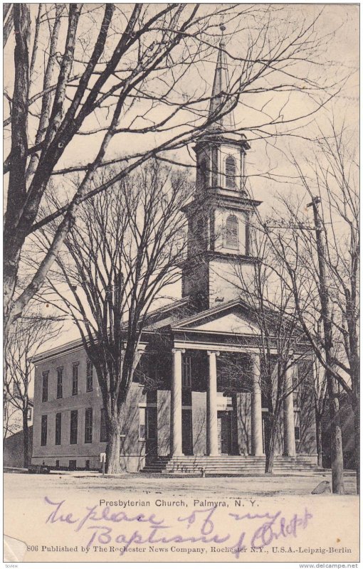 Exterior,Presbyterian Church,Palmyra,New York,00-10s