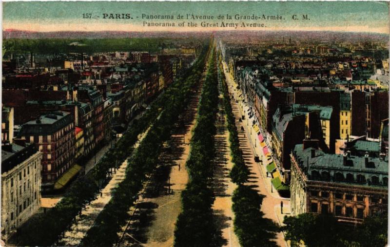 CPA Paris 16e Paris-Panorama de l'Avenue de la Grande-Armée (313183)