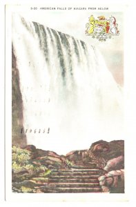 American Falls of Niagara, Coat of Arms, Canada, Used 1952