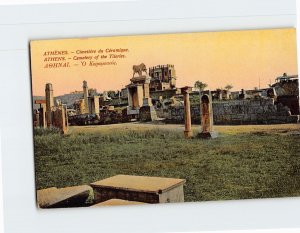 Postcard Cemetery of Tileries, Athens, Greece