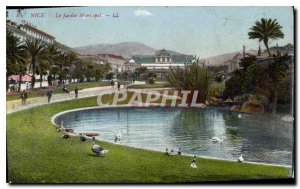 Postcard Old Nice Municipal Garden