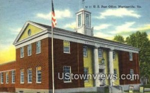 US Post Office  - Martinsville, Virginia VA  