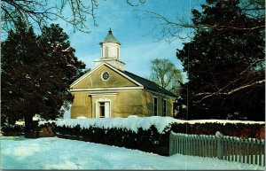 Grace Episcopal Church Yorktown VA Virginia York-Hampton Snow VTG Postcard UNP 