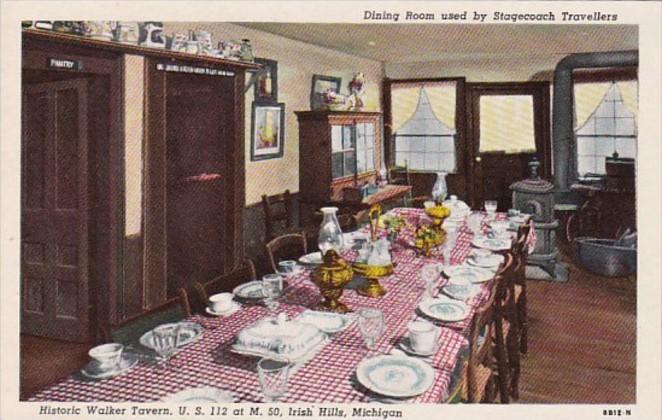 Michigan Iris Hills Dining Room Used By Stagecoach Travelers Historic Walker ...