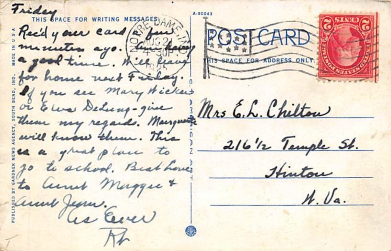 Aeroplane View - Notre Dame, Indiana IN  