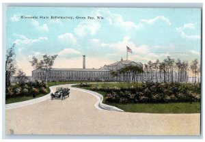 Green Bay Wisconsin WI Postcard Wisconsin State Reformatory Scene c1920s Antique