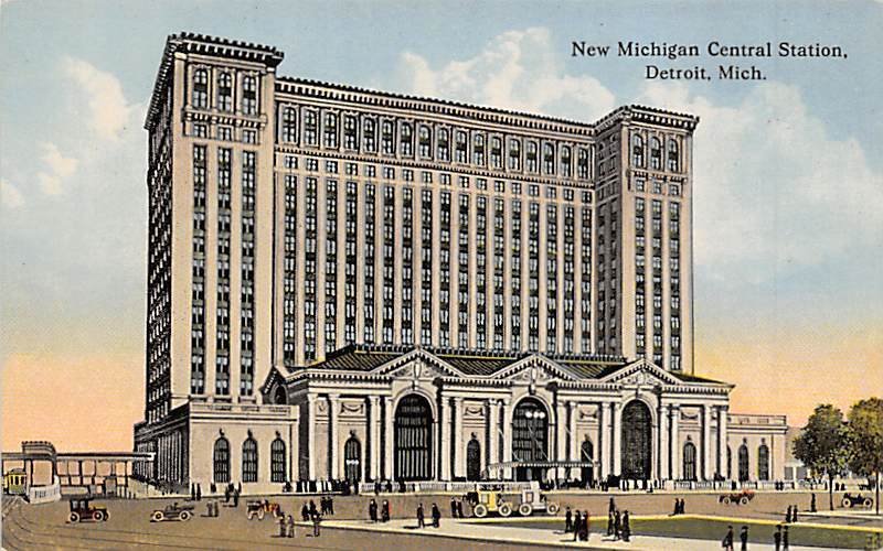 New Michigan Central Station View Detroit MI 