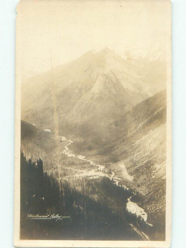 old rppc NICE VIEW Glacier National Park - Near Golden & Revelstoke BC W0885