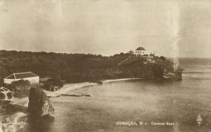 curacao, W.I., Caracas-baai (1920s) Photo Wisatco RPPC Postcard (1)