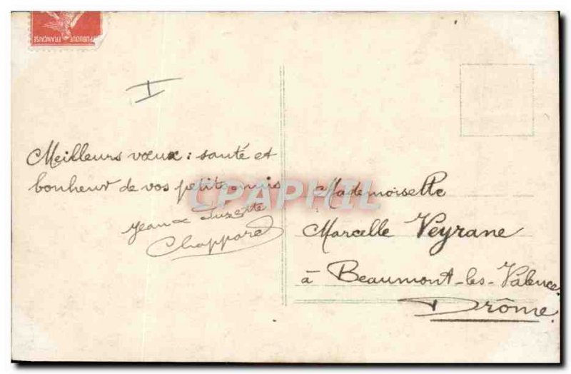 Old Postcard Jet Aviation Children