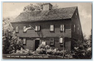 c1940's The Hyland House 1660 Exterior Guilford Connecticut CT Unposted Postcard