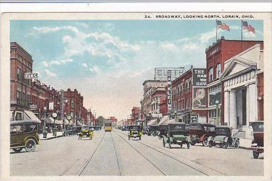 Ohio Lorain Broadway Looking North