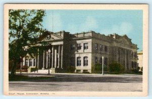 EDMONTON, ALBERTA Canada ~ COURT HOUSE ca 1930s  Postcard