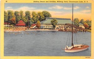 Bathing Beach & Pavilion Chautauqua, New York