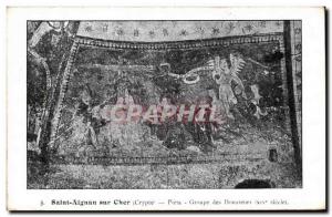 Postcard Old Saint Aignan Pieta Donors Group (11th)