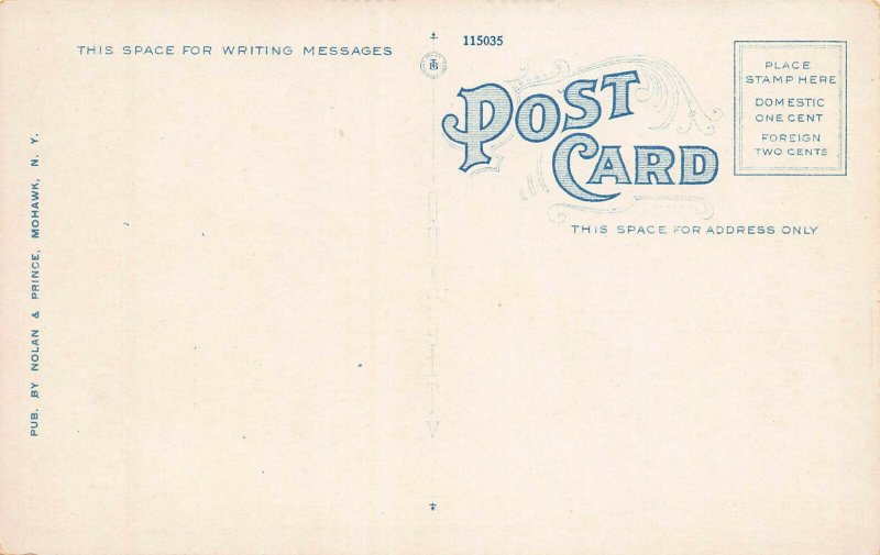 Knight Templar Building, Masonic Home, Utica, New York, Early Postcard, Unused