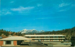 Bradshaw Flagstaff Arizona 1950s Frontier Motel route 66 Postcard 21-3337