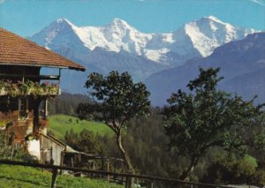 Switzerland Bern Eiger Monch und Jungfrau