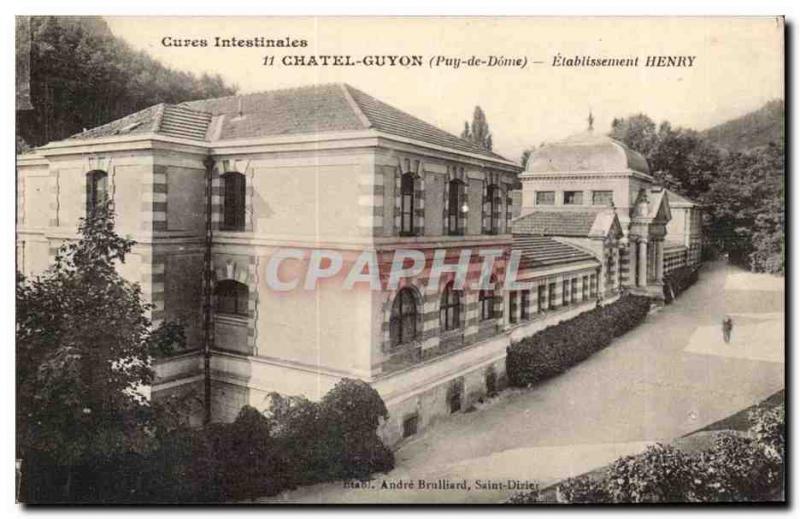 Chatelguyon - Chatel Guyon - The Grand Spa - Establishment Henry - Old Postcard