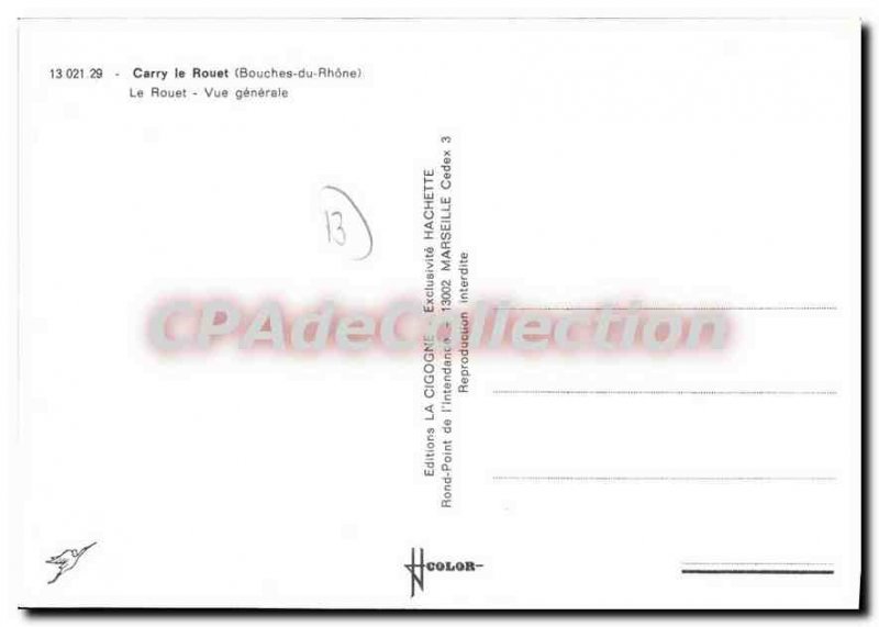 Modern Postcard Carry le Rouet Le Rouet Vue Generale