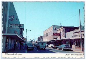 Tillamook Oregon OR Postcard The Home Famous Tillamook Cheese c1960's Cars Scene