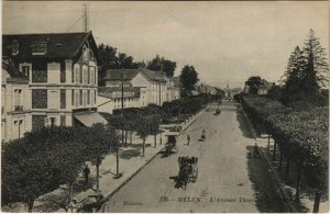 CPA Melun L'Avenue Thiers FRANCE (1100558)