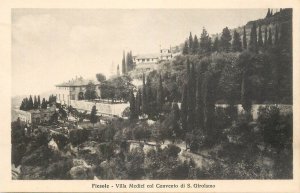 Italy Fiesole villa Medici and convent San Girolamo panorama