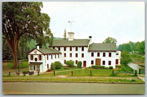 Vtg Riverton Connecticut CT Hitchcocksville Historic Factory 1950s View Postcard