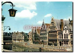 Postcard Modern Ghent Quai aux Herbes