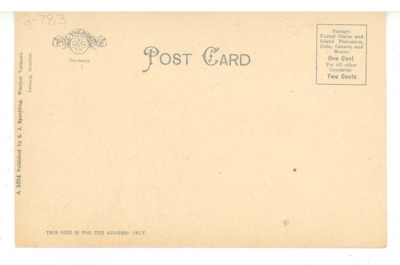 VT - Windsor. Bird's Eye View & Ascutney Mountain ca 1905