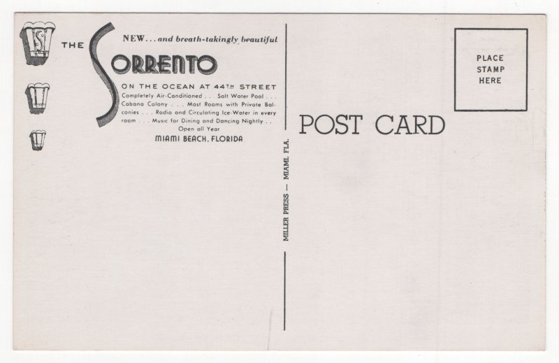 Sorrento Hotel, Miami Beach, Florida, United States