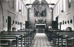 Dutch province of Limburg Netherlands Rijckholt church interior photo postcad