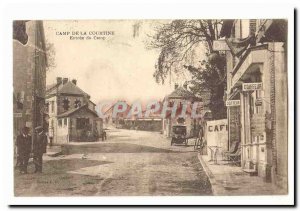 Creuse camp of Courtine Old Postcard Entree camp (of which hairdresser)