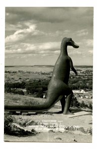 SD - Rapid City. Dinosaur Park, Trachodon   *RPPC