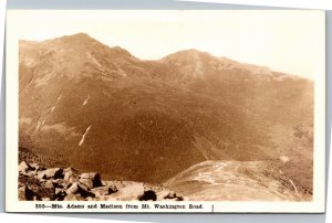 Postcard OR Mts. Adams and Madison from Mt. Washington Road