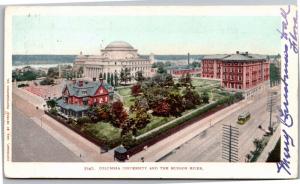 Columbia University and the Hudson River, c1903 UDB Vintage Postcard L07