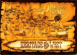 Oregon Map Of The Oregon Trail The Heritage Of The West 2005