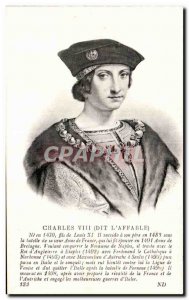 Royal Families - Royal family - Charles VIII - Old Postcard