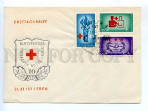 418048 EAST GERMANY GDR 1966 year Red Cross First Day COVER