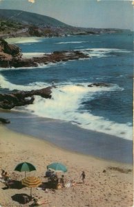 Union Oil Company Advertising - Laguna Beach California Vintage Postcard